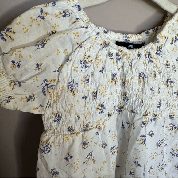 7 for all mankind 3T shirred floral top. - Picture 5 of 6